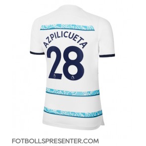 Chelsea Cesar Azpilicueta #28 Borta Matchtröja Dam 2022-23 Kortärmad